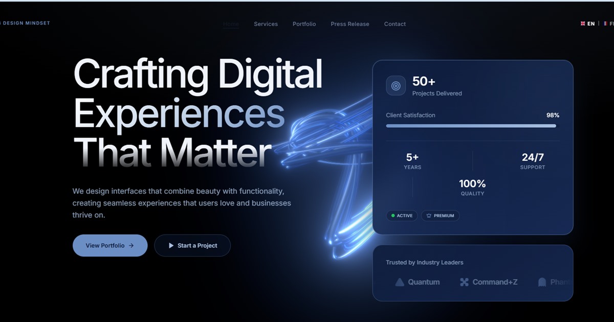WEB DESIGN MINDSET website preview